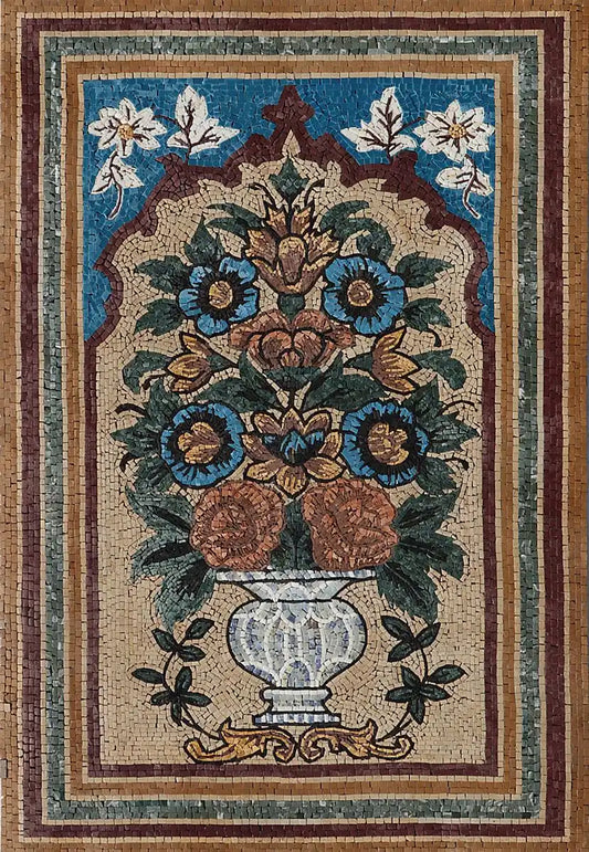 Garden Mosaic Flower - Art Vase Decor
