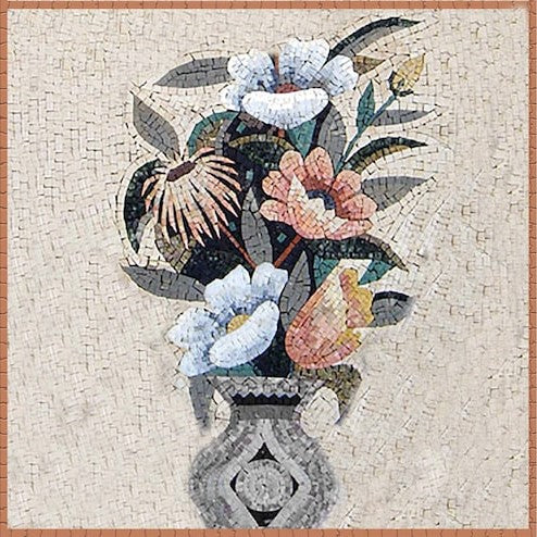 Customizable Vase Flower Mosaic