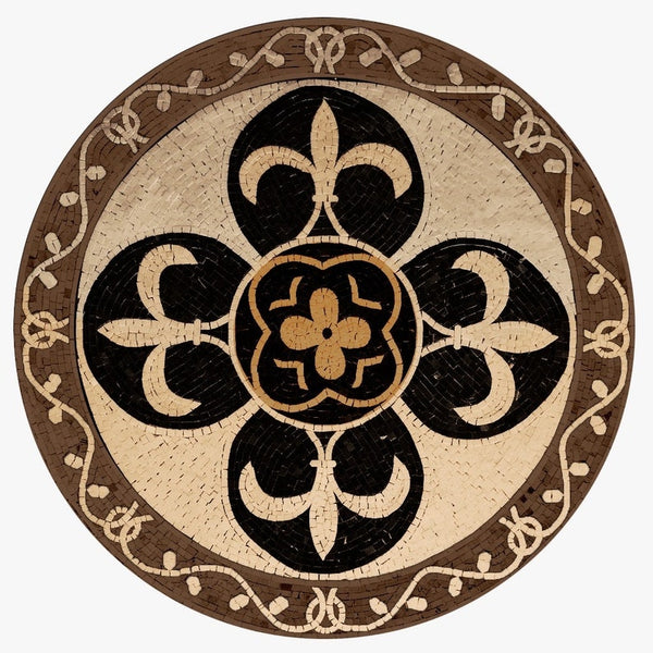 Ancient Greek Mosaics in Medallion Art