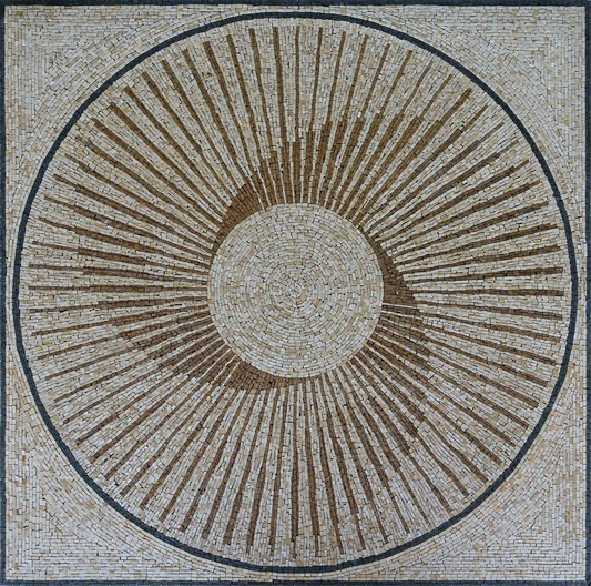 Eccentric Mosaic For Stone Steps
