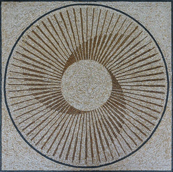 Eccentric Mosaic For Stone Steps