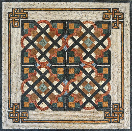 Mosaic Flooring Tile in Handmade Art