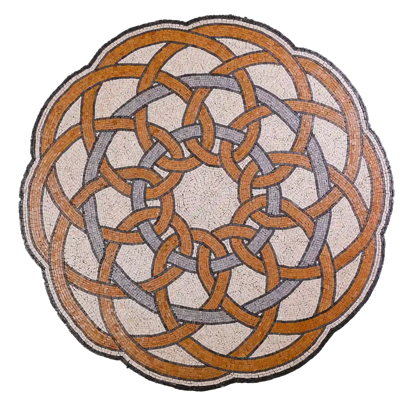 Crown Mosaic Tile Flooring