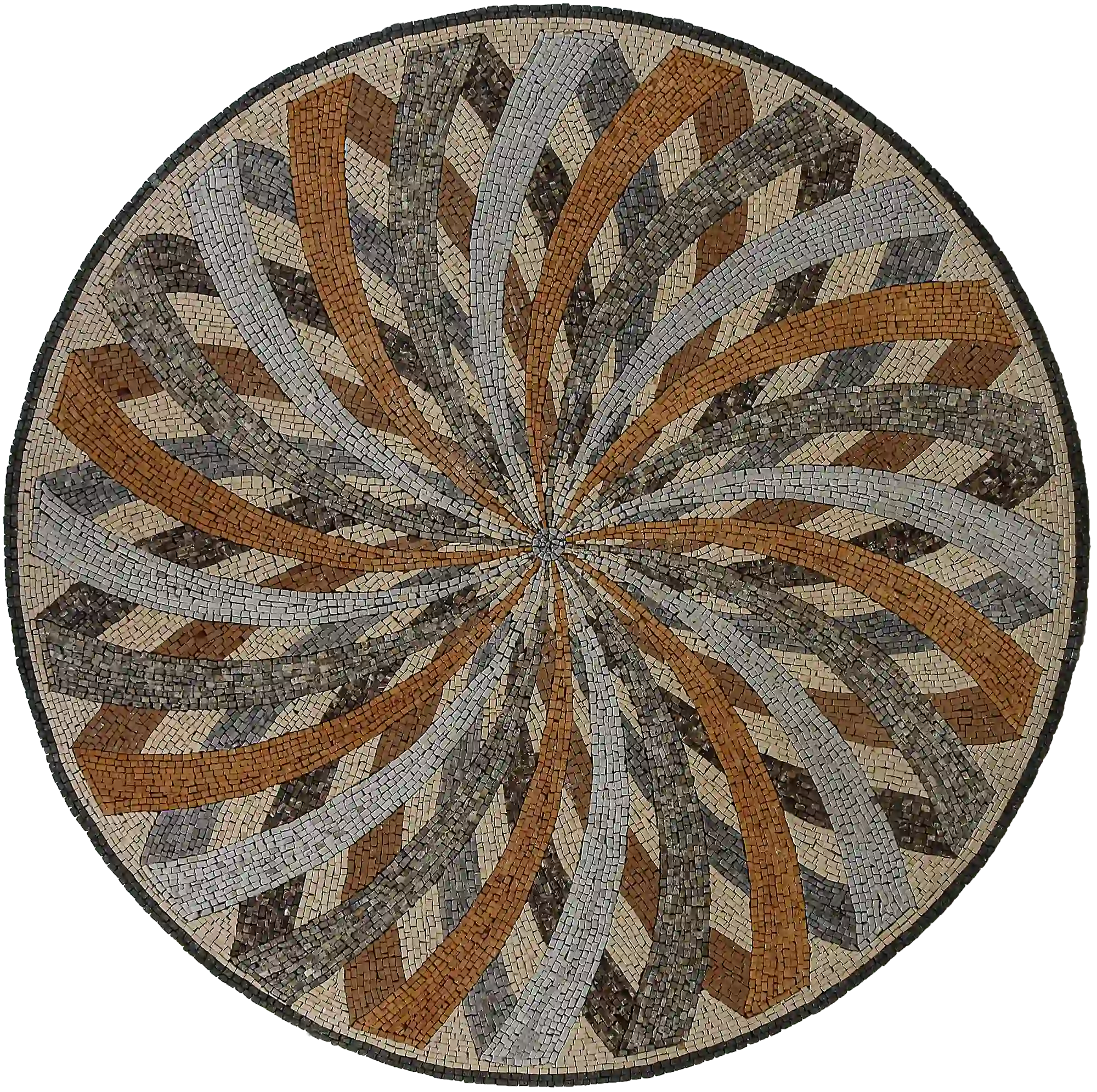 Swimming Pool Mosaics - Medallion Design