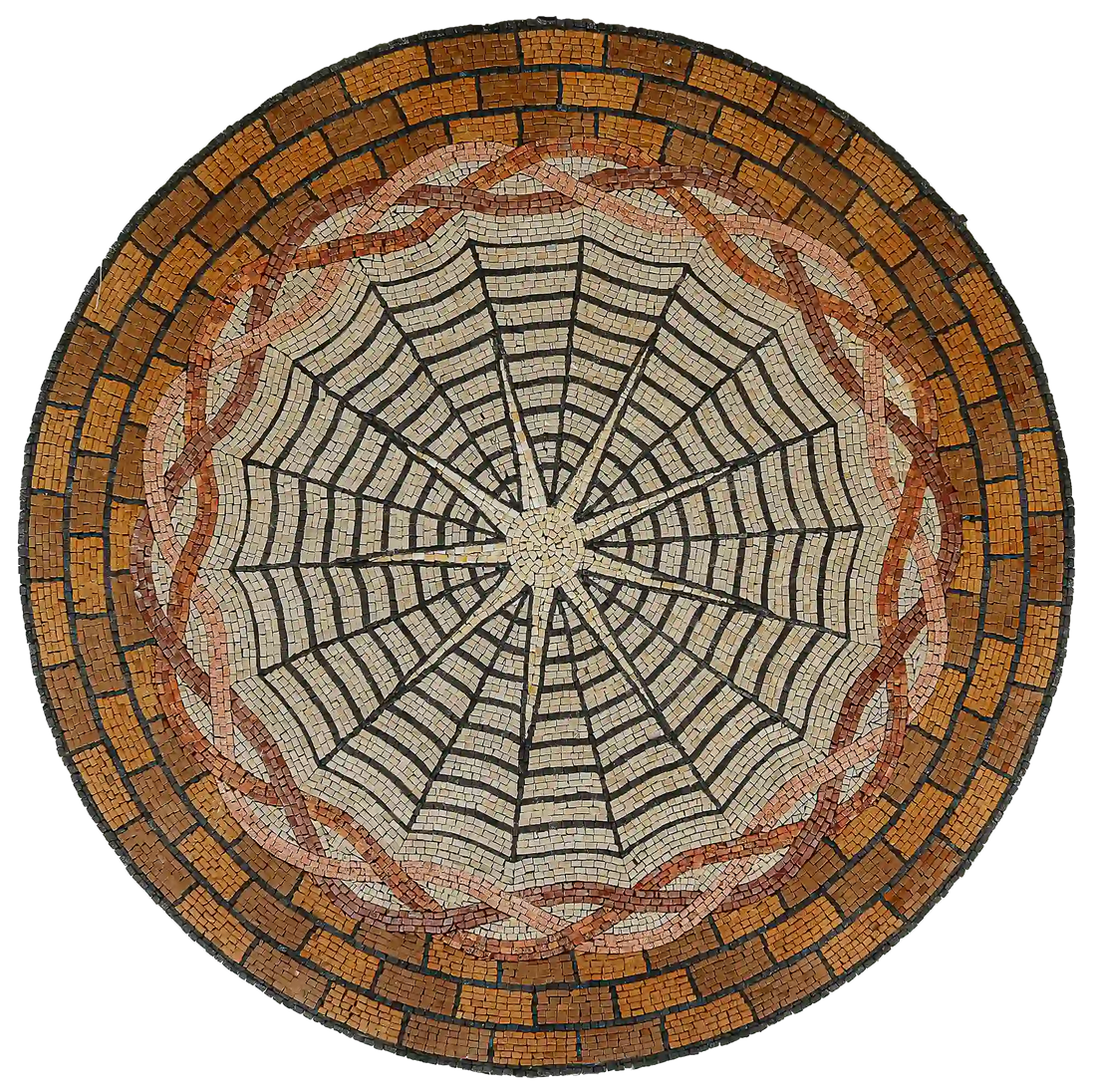Modern Mosaic Art with A Lovely Sun