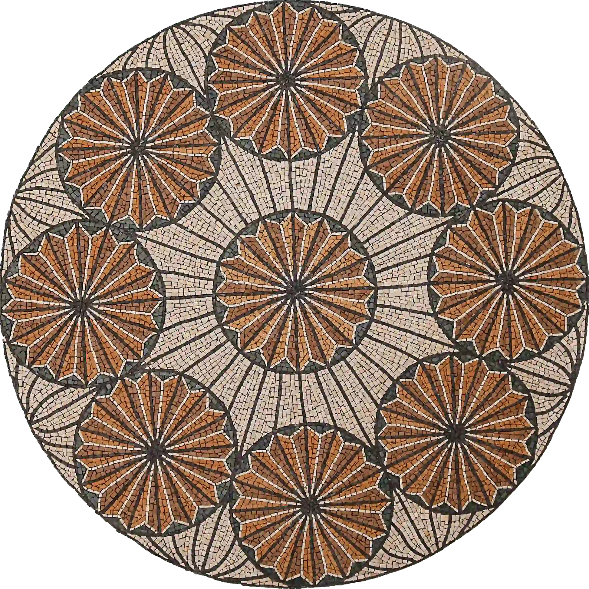 Buy Mosaic Art - Sequence Of Circle Geometry Shape