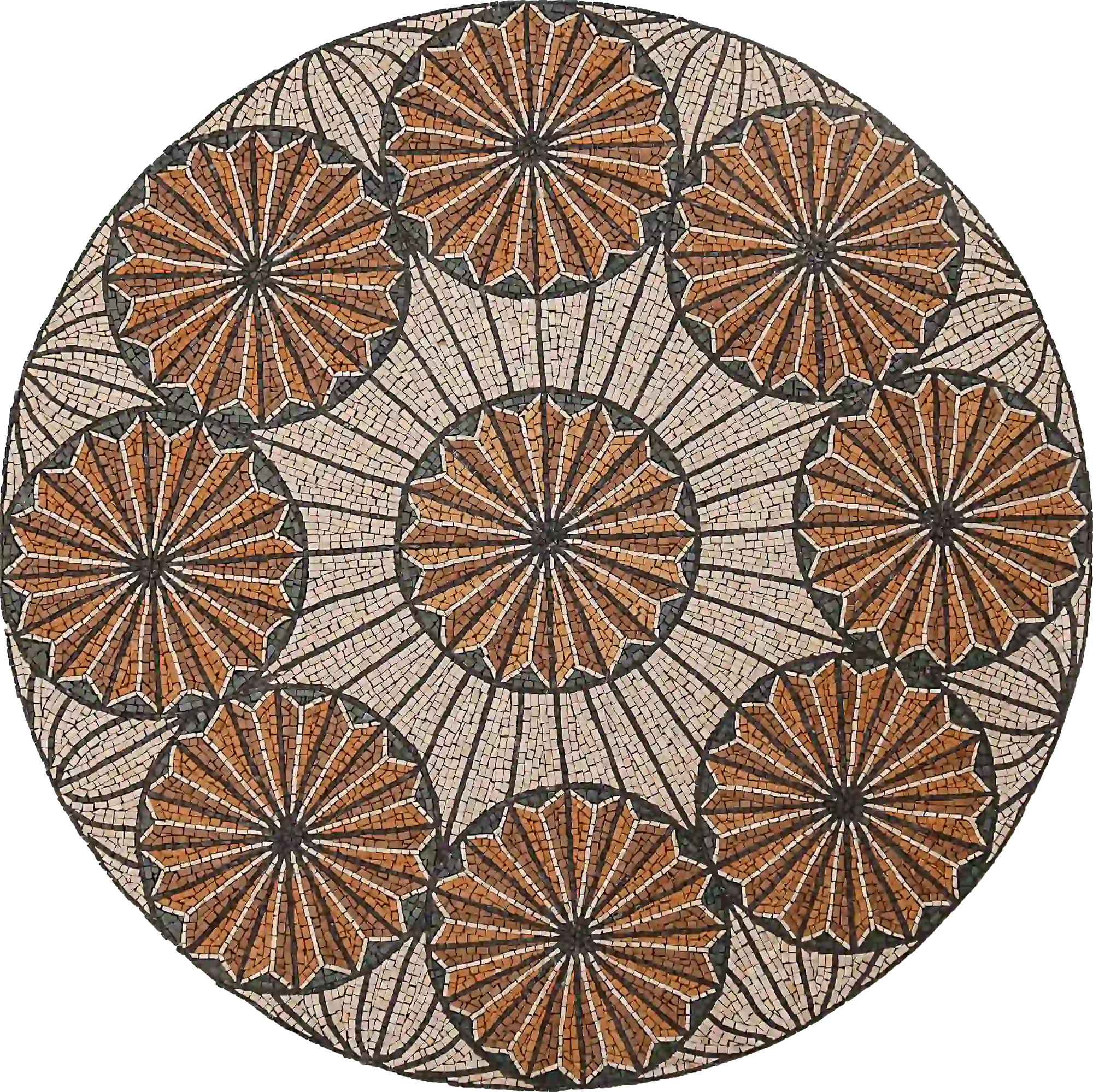 Buy Mosaic Art - Sequence Of Circle Geometry Shape