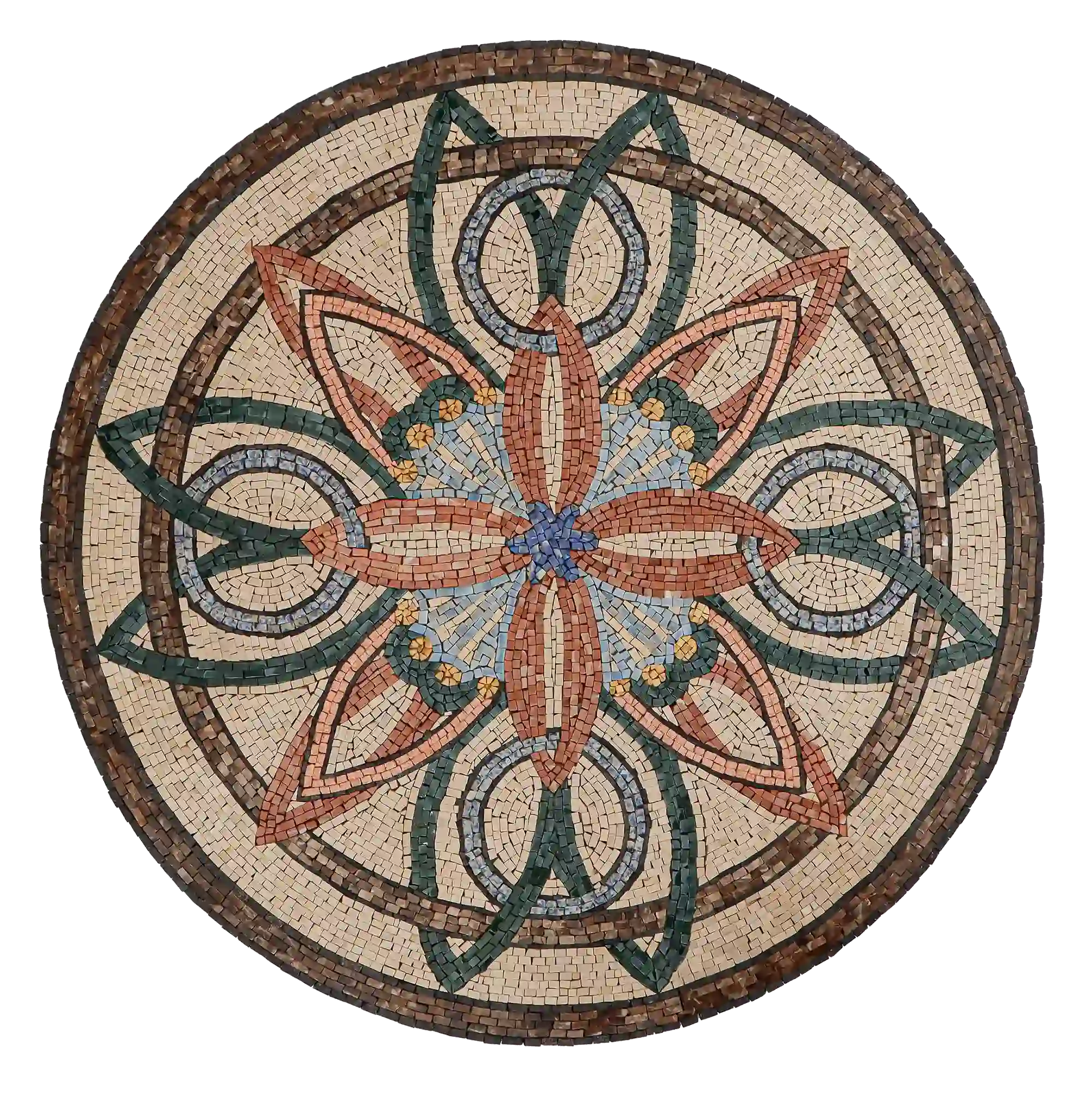 Mosaic Art Medallion For Bathroom