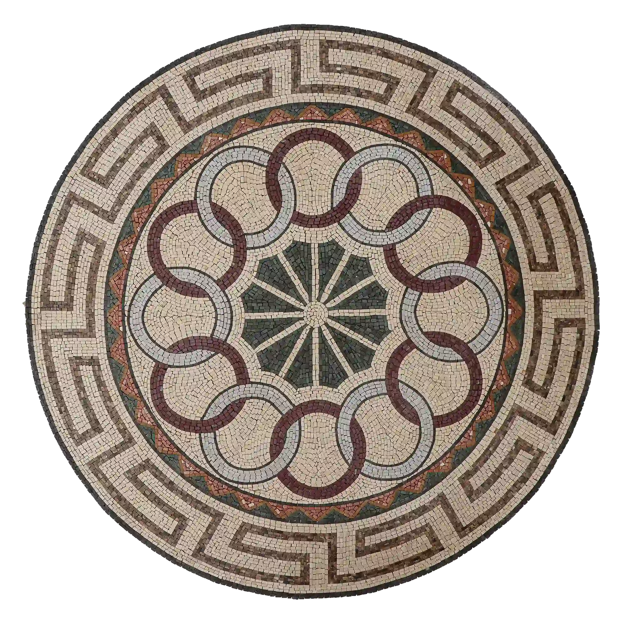 Abstract Floor Mosaic Design - Symmetry & Geometry