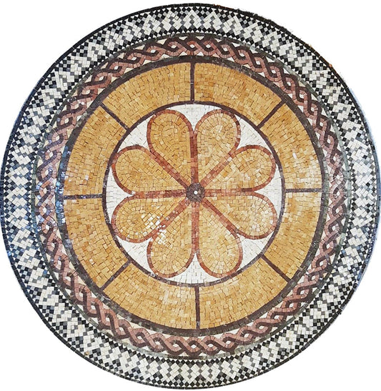 Chevron Geometric Mosaic Rug: Sharp and Trendy | Geometric Mosaics | iMosaicArt