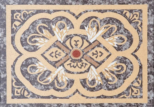 Square Geometric Mosaic Art Rug: Classic and Timeless | Geometric Mosaics | iMosaicArt