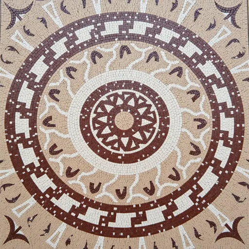 Abstract Tessellation Grid Mosaic Art