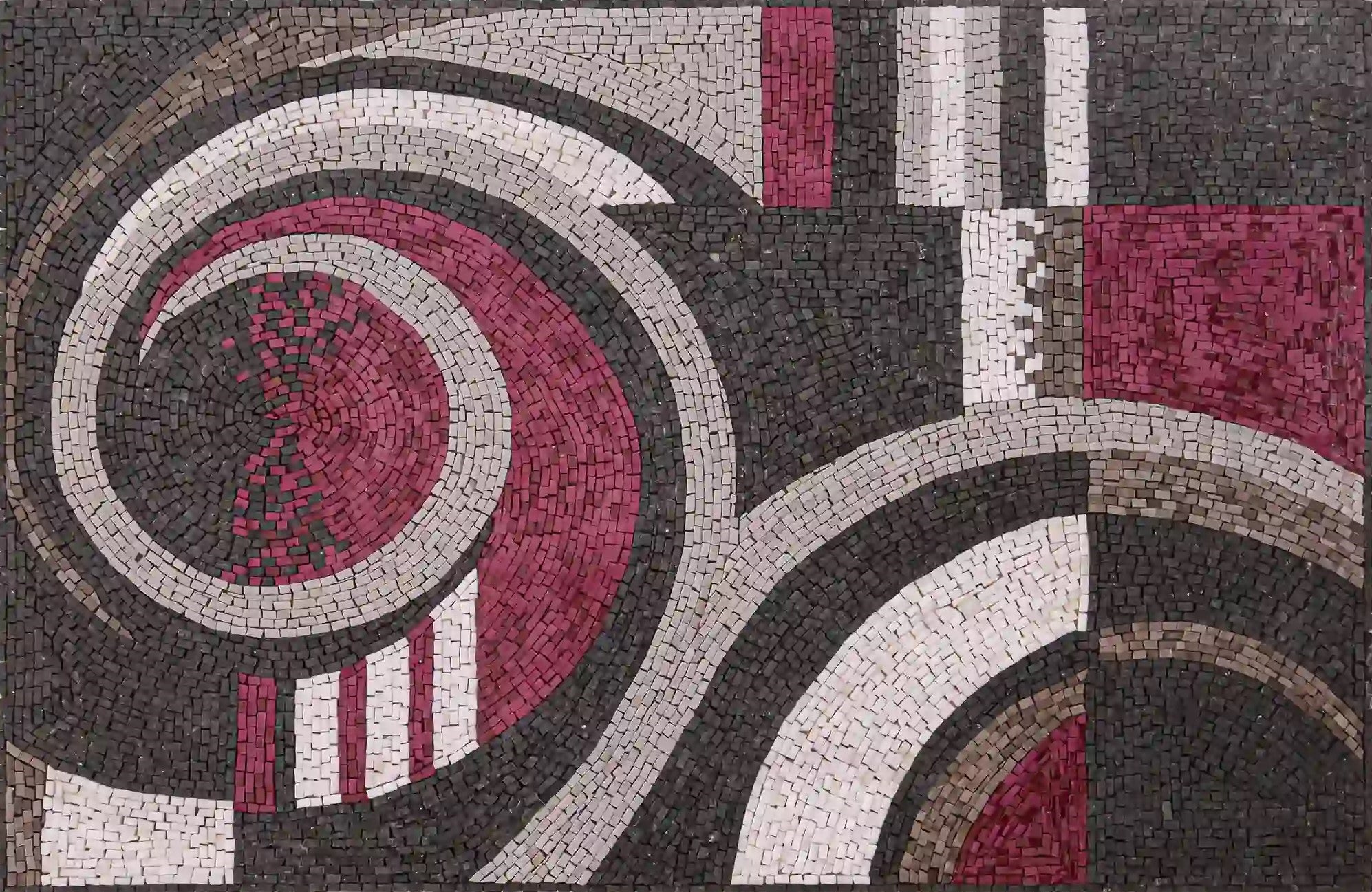 Melodic Fusion: Abstract Musical Mosaic Art