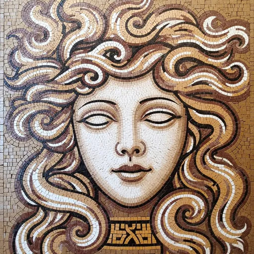 Ancient Roman Lion Hunt Mosaic - Detailed Wildlife Art | Roman Mosaics | iMosaicArt