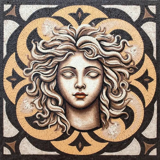 Roman Chariot Race Mosaic - Circus Maximus Scene | Roman Mosaics | iMosaicArt