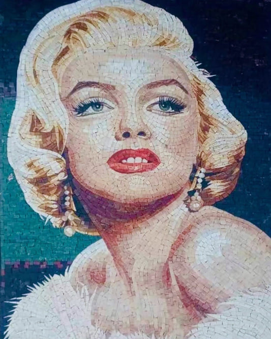 Marilyn Monroe Portrait - High Quality Mosaic Glass Tile