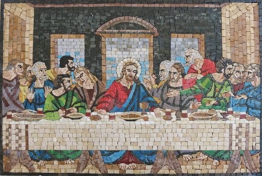 Leonardo Da Vinci Design - Mosaic Religious