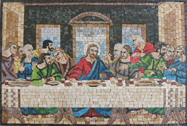 Leonardo Da Vinci Design - Mosaic Religious