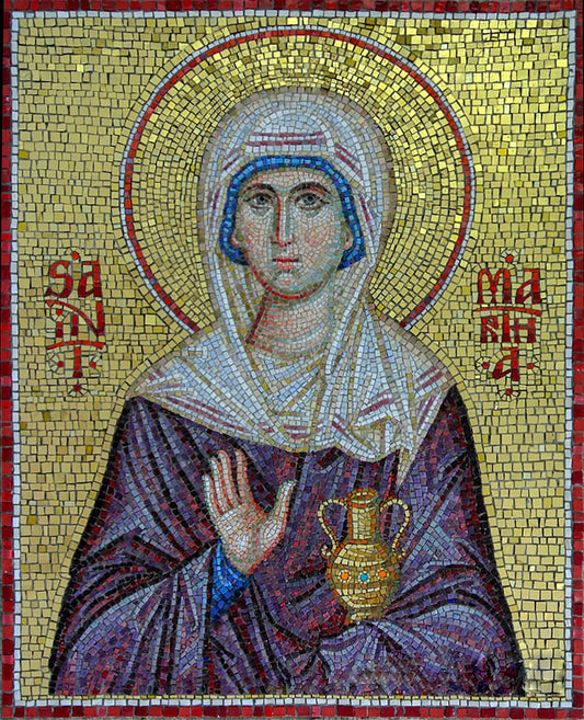 Saint Martha the Evangelist: A Mosaic of Faith | Religious Mosaics | iMosaicArt