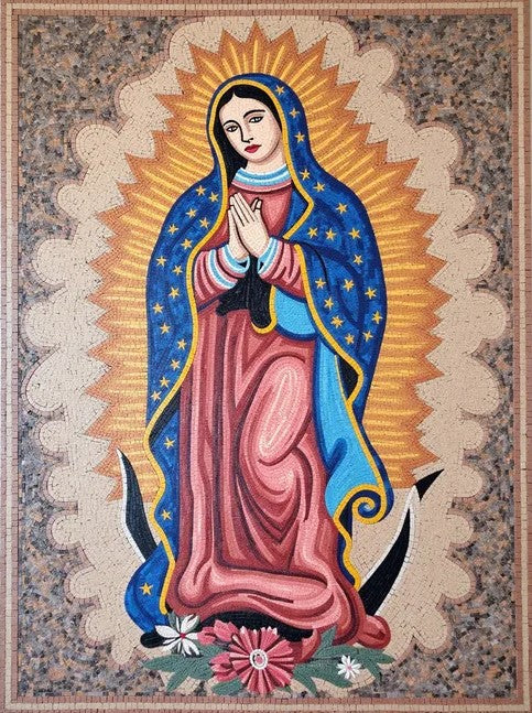 Guadalupe Mosaic Art: A Sacred and Timeless Image | Religious Mosaics | iMosaicArt