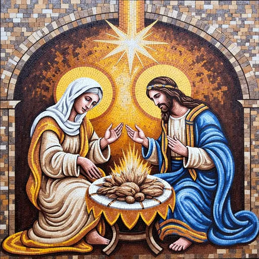Jesus Mosaic Art: A Divine Representation of Love and Sacrifice | Religious Mosaics | iMosaicArt