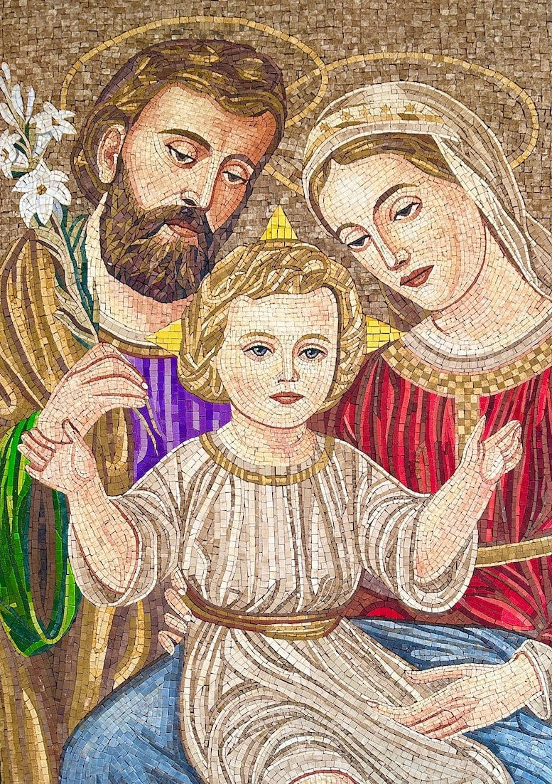 The Last Supper Mosaic with Twelve Apostles