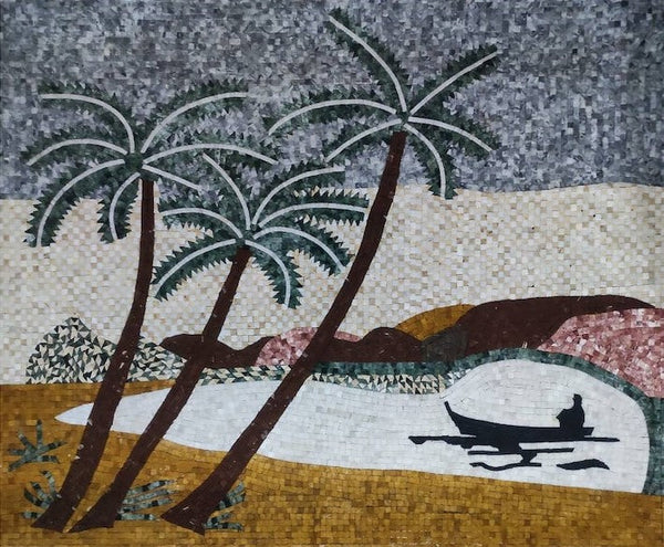 Valley View Landscape Mosaic: A Majestic Natural View