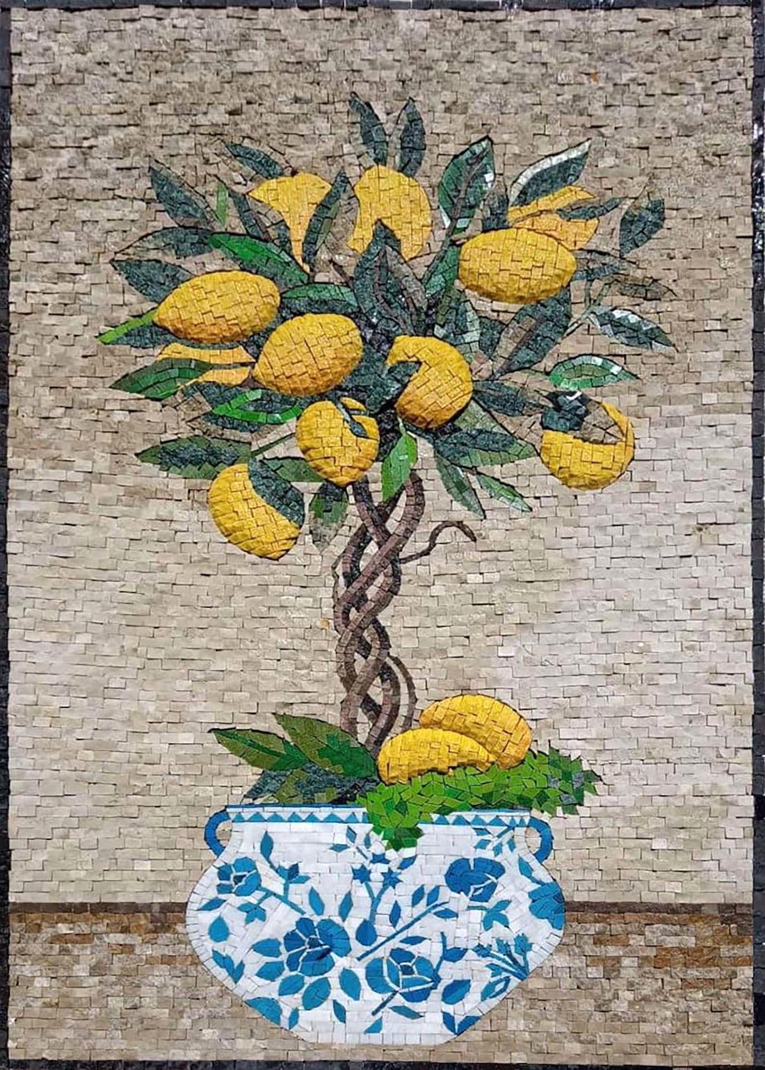 Lemon Tree - A Fresh and Vibrant Mosaic Design