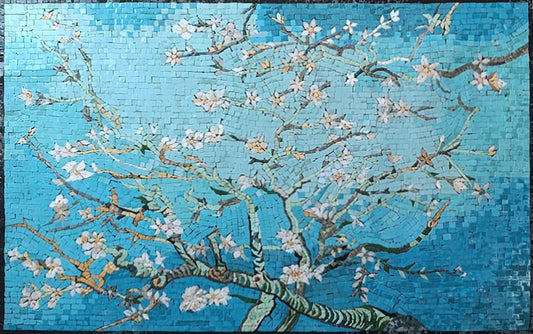 Palm Tree Mosaic Rug: A Tropical Touch of Paradise | Tree Mosaics | iMosaicArt