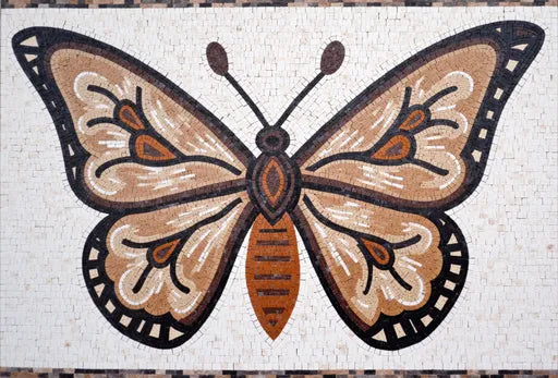 Butterfly Mosaic: A Symbol of Transformation and Beauty