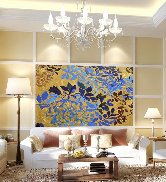 Hand-cut mosaic art