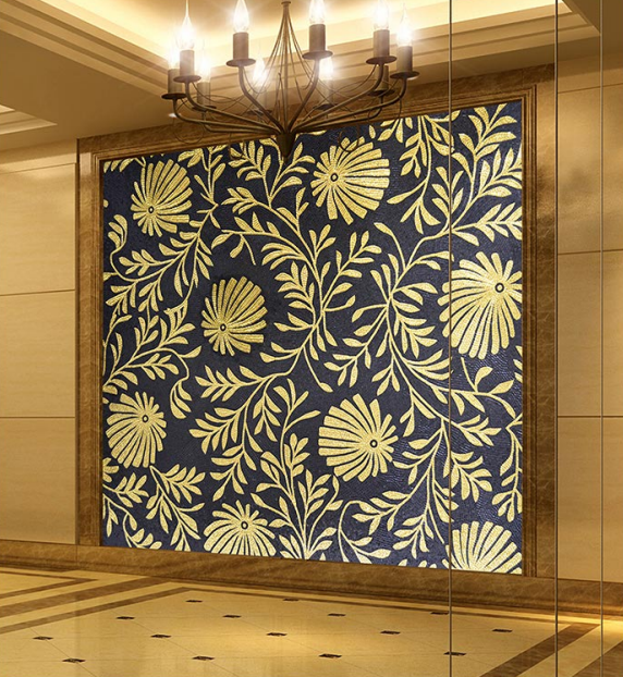 Abstract mosaic art