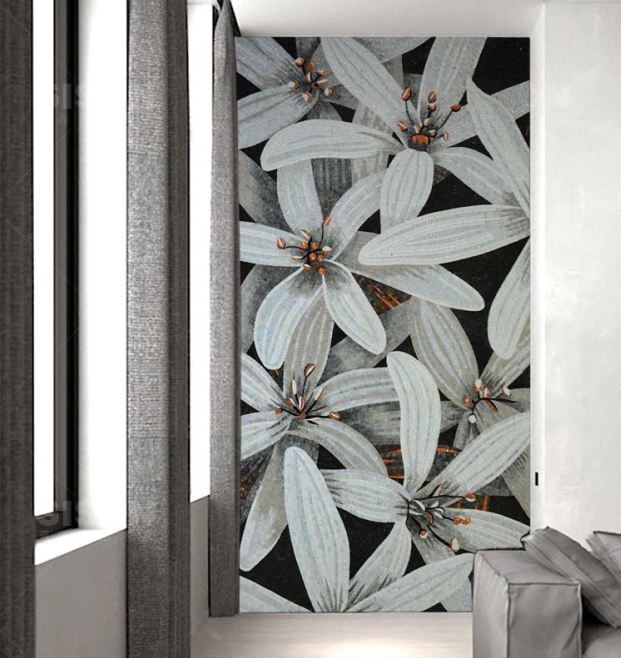 Custom mosaic murals