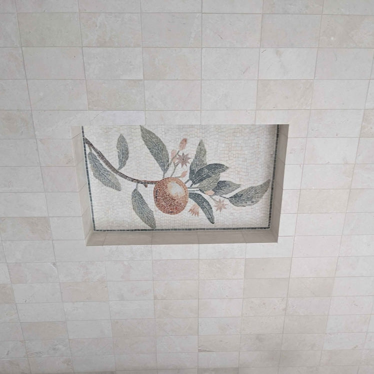 Elegant tile backsplash