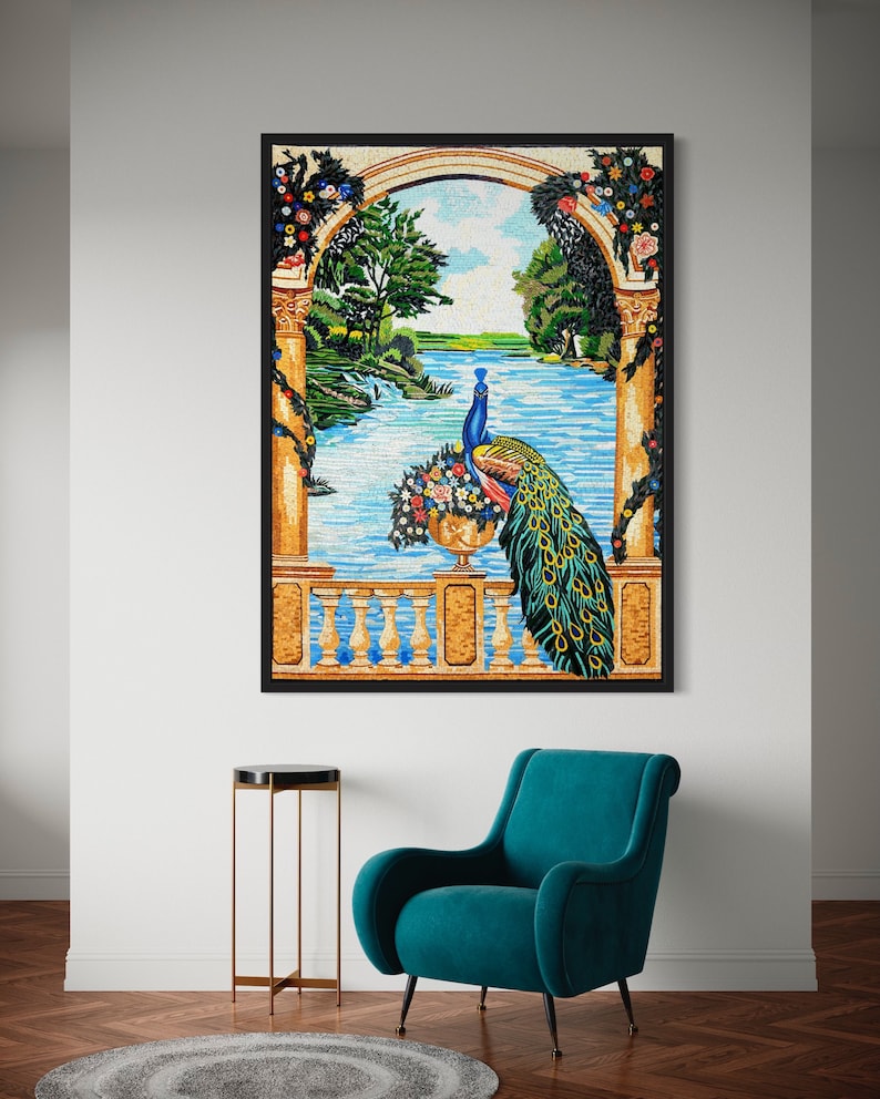 Unique mosaic art tile