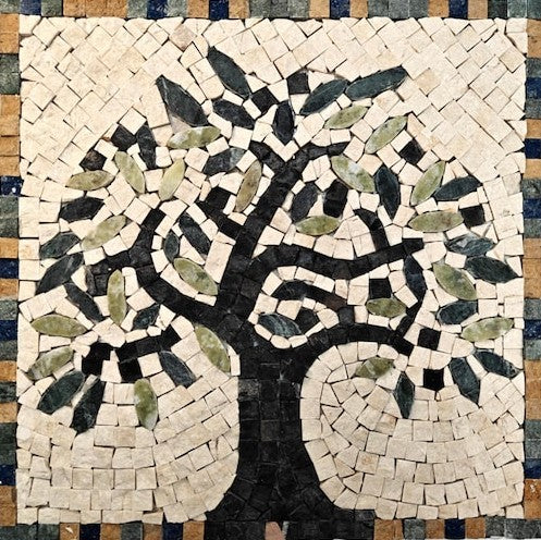 Tree of Life Natural Stone Mosaic Art