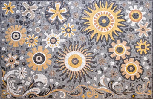 Celestial Gears Mosaic | Abstract Mosaics | iMosaicArt