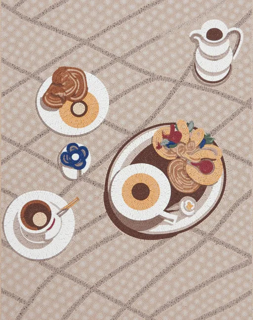 Breakfast Still Life Mosaic | Food Mosaics | iMosaicArt