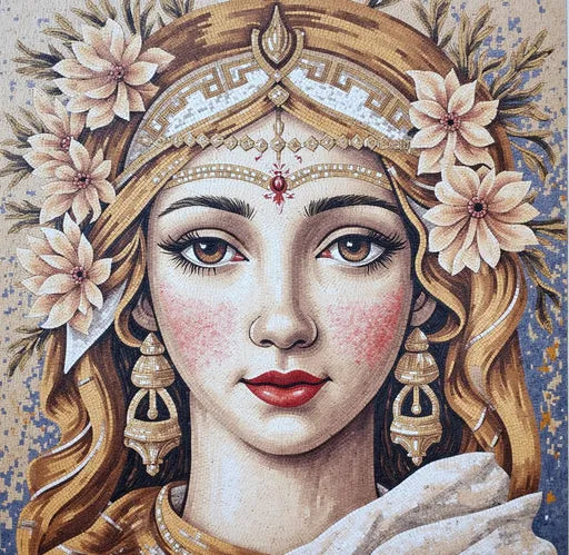 The Mosaic Pearl Earring: Elegance in Every Detail | Portrait Mosaics | iMosaicArt