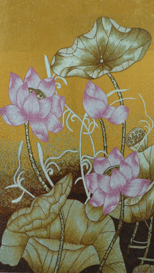 Mosaic Flower Wall Decor: Nature-Inspired Beauty