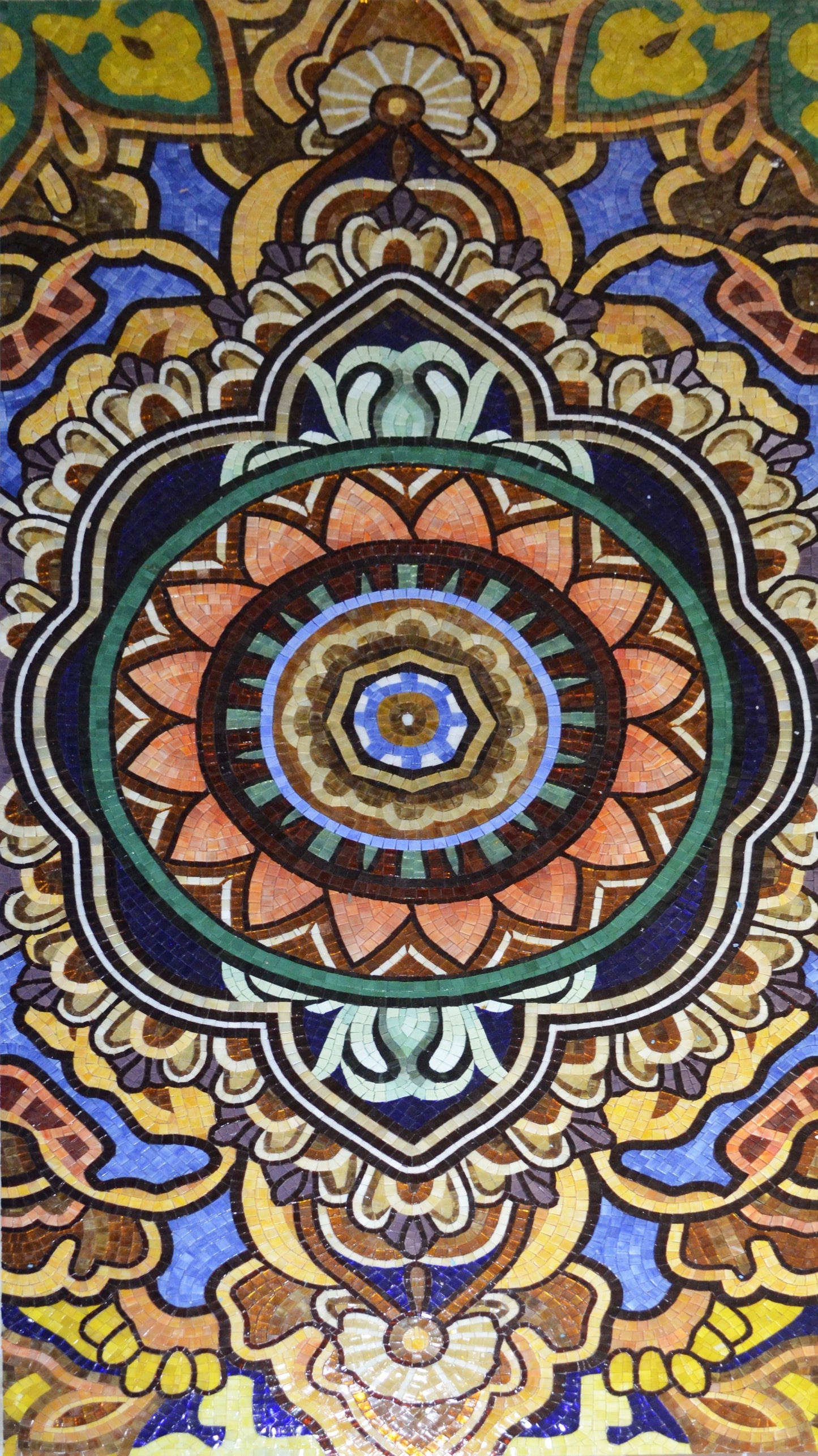 Geometric Elegance in Mosaic Tiles: Elevate Your Interior