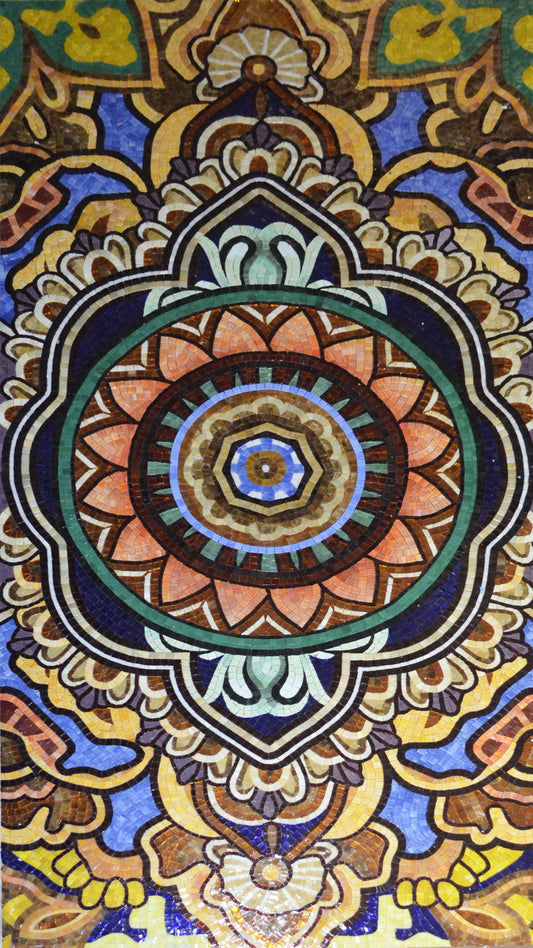 Geometric Elegance in Mosaic Tiles: Elevate Your Interior