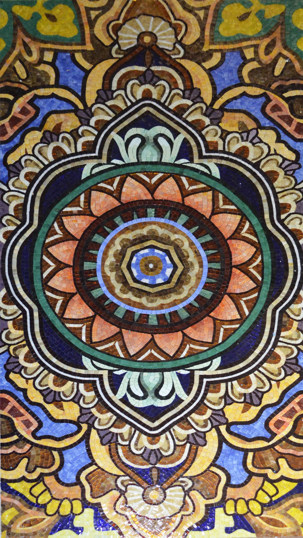 Geometric Elegance in Mosaic Tiles: Elevate Your Interior