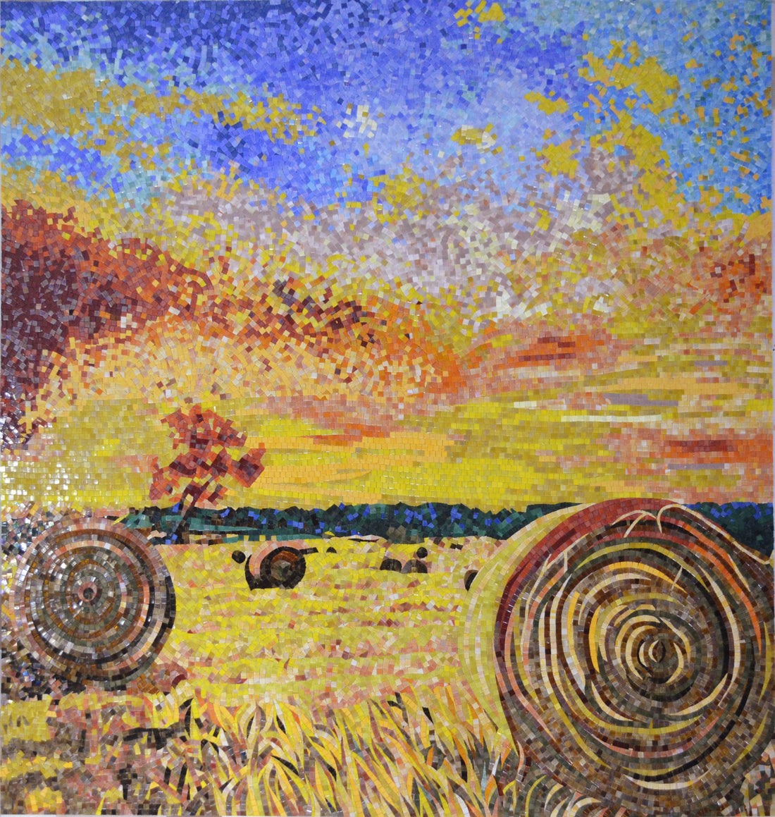 Winery Mosaic Wall Art