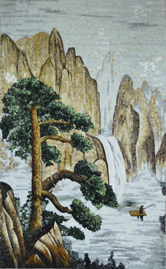 Riverfront Tree Mosaic Art