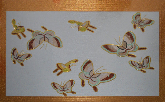 Butterfly Mosaic Wall Decor: Dance of Colors