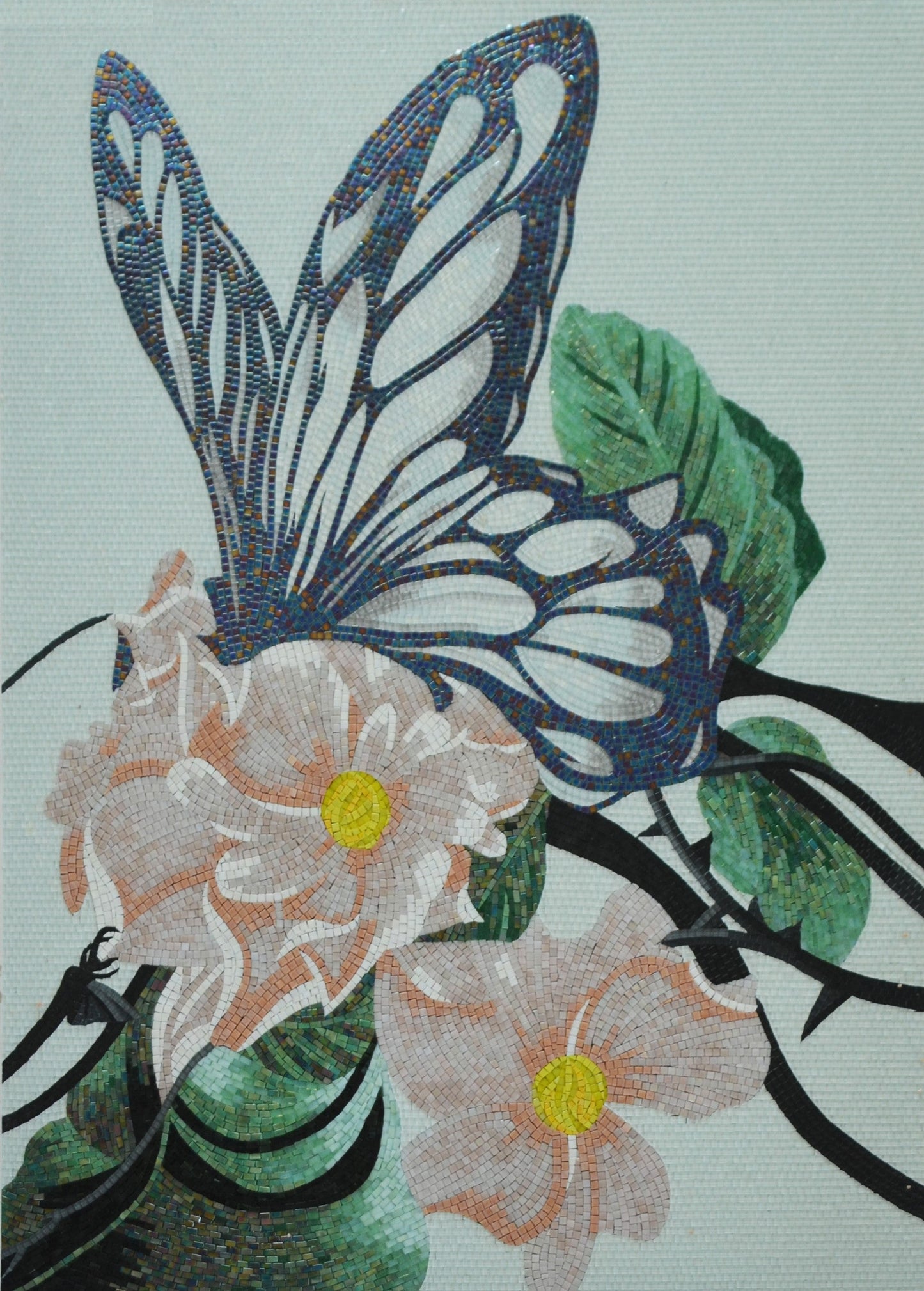 Butterfly Mosaic Wall Decor: Wings of Beauty in Glass
