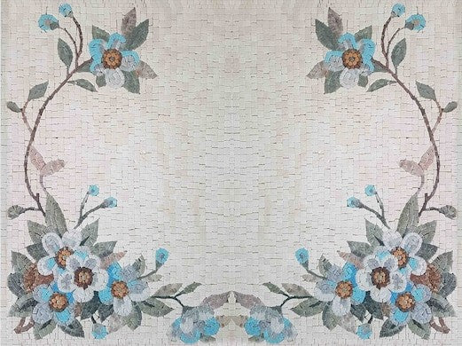 Simple Mosaic Flower Patterns