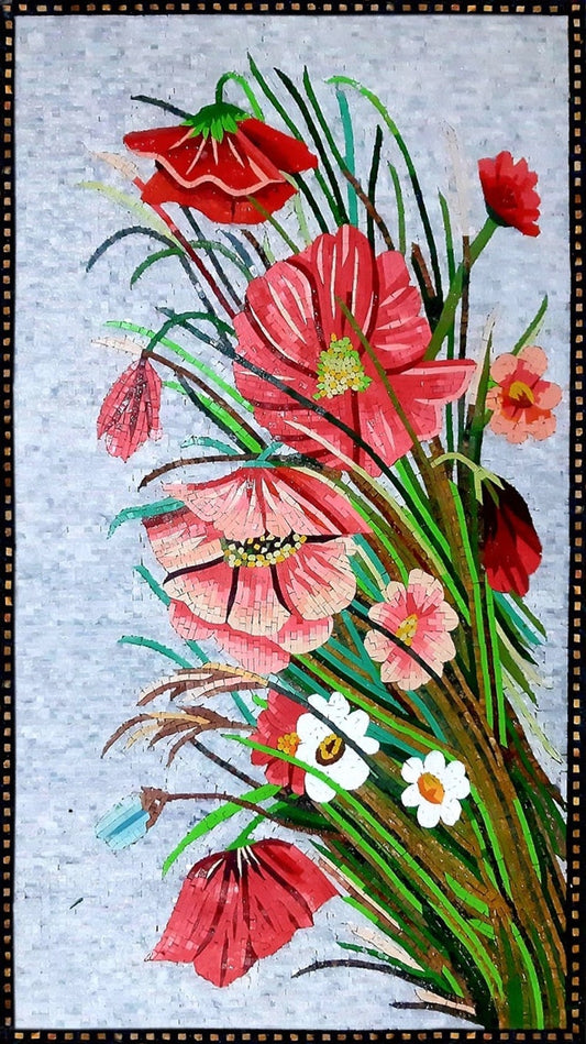 Beyond the Garden: Mosaic Florals Embrace Infinity