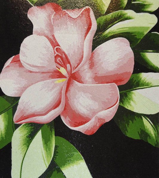 Rose Flower Mosaic Glass Tile Art